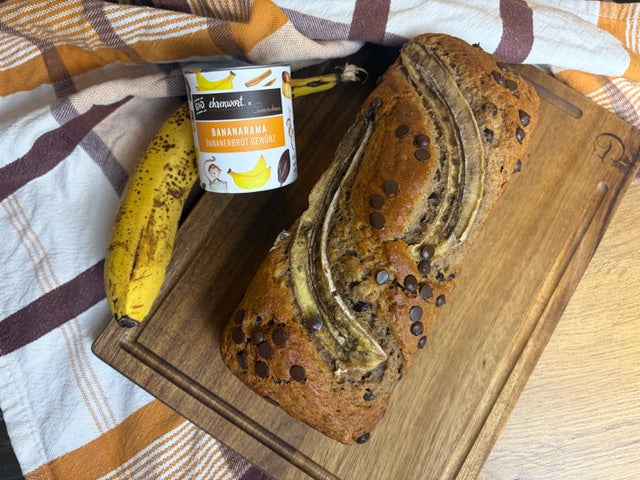 Banananbrot mit BIO Bananenbrot Gewürz von ehrenwort. Genussmomente